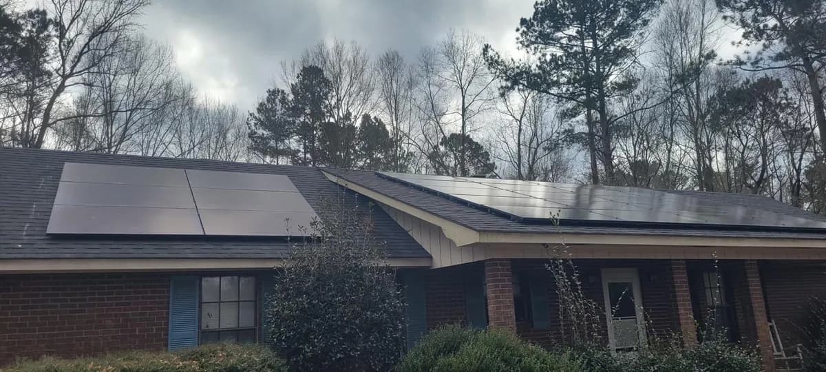Solar panel installation project