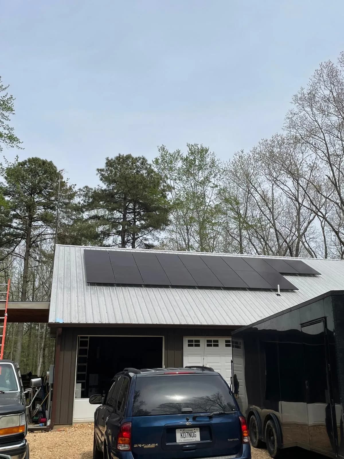 Solar panel installation project