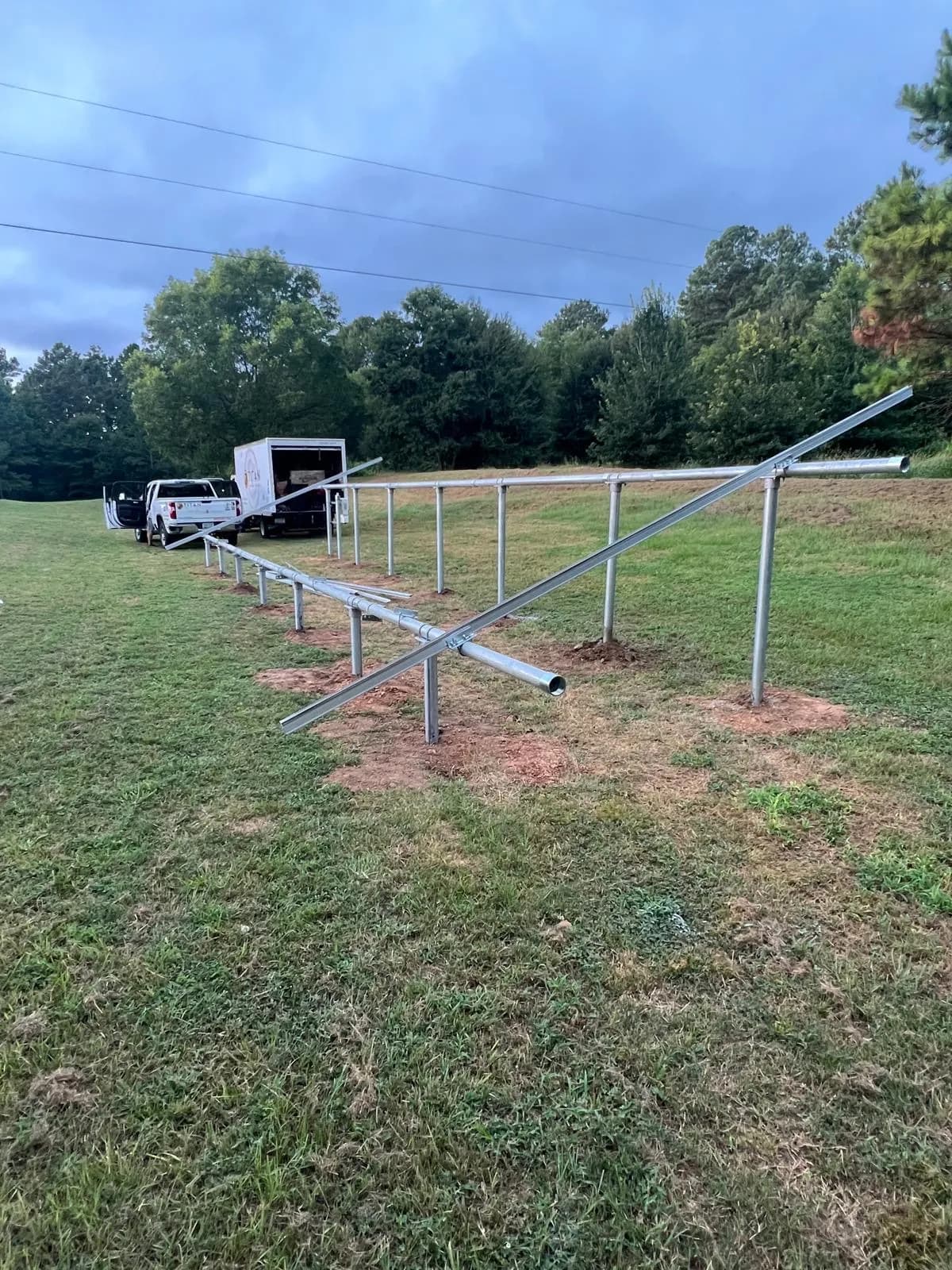 Solar panel installation project