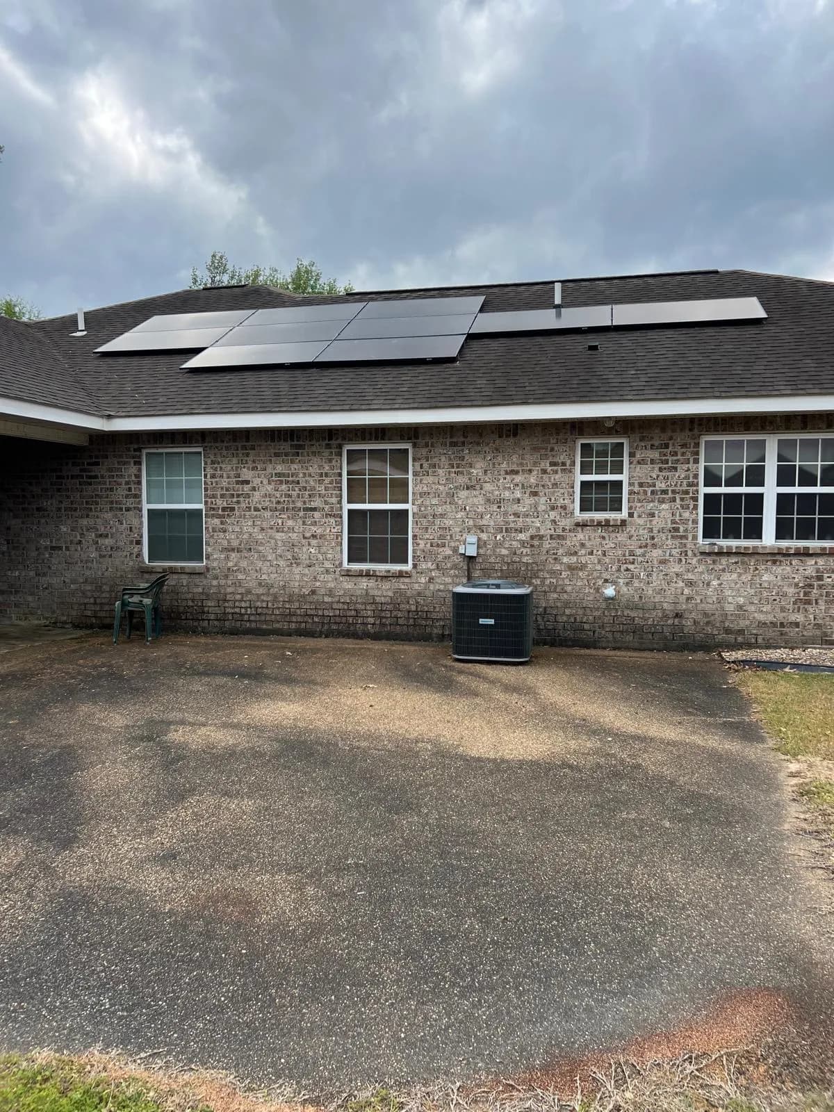 Solar panel installation project